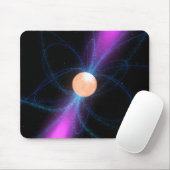 Illustratie van pulsar 2 muismat (Met muis)