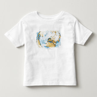Illustratie van satelliet rond de aarde kinder shirts