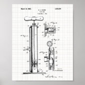 Illustratie van  spomppatroon poster (Voorkant)