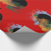 illustratie van stadscyclus - kunst cadeaupapier (Hoek)