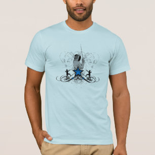 Illustratie van stedelijke en heupscheiding t-shirt