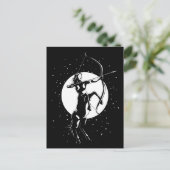 Illustratie van sterrenbeeld Boogschutter Briefkaart (Staand voorkant)