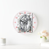 illustratie van sterrenbeelden grote klok (Huis)