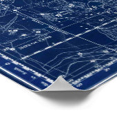  illustratie van Taurus Zodiac Sign Poster (Hoek)