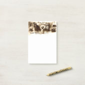  illustratie van Tesla Letterhead Post-it® Notes (Op bureau)