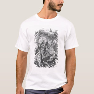 Illustratie van 'The Aeneid' door Virgil T-shirt