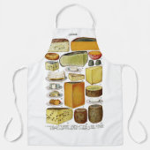  illustratie van Victoriaans kaasvariëteiten Schort (Voorkant)