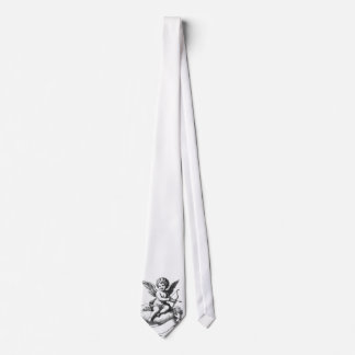 Illustratie van Vintage Cupid Cherub met Witte Das