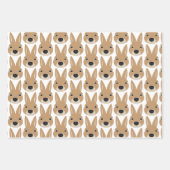 Illustratie van wilde bosdieren inpakpapier vel (Voorkant 3)