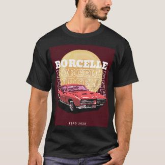 Illustratie Vintage-auto T-shirt