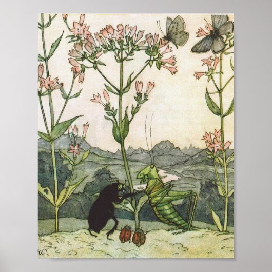 Illustratie vintage poster Else Wenz-Vietor (Voorkant)