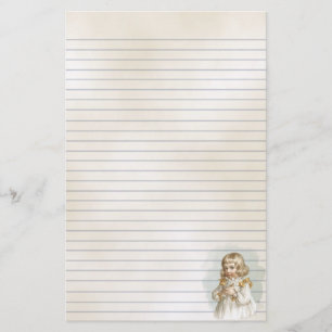 Illustratie Vintage voorjaar Briefpapier