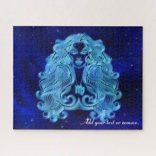 Illustratie Virgo astrology horoscope zodiac sign Legpuzzel