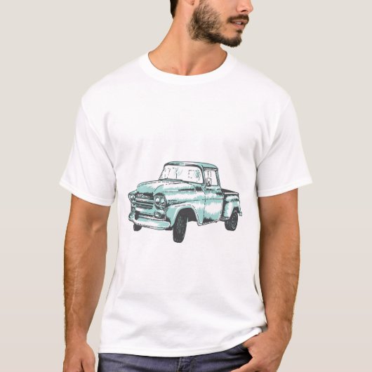  illustratie vrachtwagen t-shirt (Voorkant)
