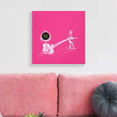 illustratie W Boom Monogram Canvas Afdruk (Insitu (Woonkamer))
