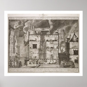 Illustratie waaruit blijkt hoe nieuwe lange brands poster