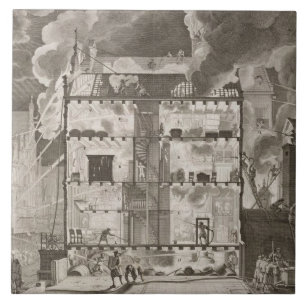 Illustratie waaruit blijkt hoe nieuwe lange brands tegeltje