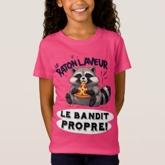 Illustratie Wasbeer Humor  De Schone Bandiet T-shirt