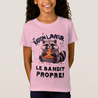 Illustratie Wasbeer Humor De Schone Bandiet T-shirt