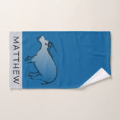 Illustratie waterbuffel 2 Chinese Ox-jaarnaam Bad Handdoek (Handdoek)