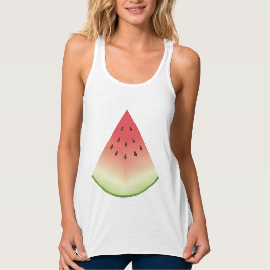 Illustratie watermeloen tanktop (Voorkant)