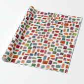 Illustratie waterverf Cadeaus   Cadeaupapier (Uitgerold)