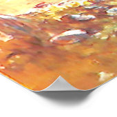 Illustratie weddenschapskat van Louis Wain Poster (Hoek)