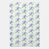 Illustratie Wild Violet Flowers Theedoek (Verticaal)