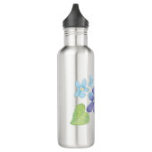 Illustratie Wild Violet Flowers Waterfles (Links)