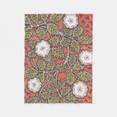 Illustratie Wilde Roos Kunst Illustratie Bloem Vin Fleece Deken (Voorkant)