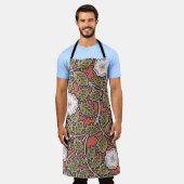 Illustratie Wilde Roos Kunst Illustratie Bloem Vin Schort (Gedragen)