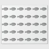  illustratie winterflounder cadeaupapier (Vlak)