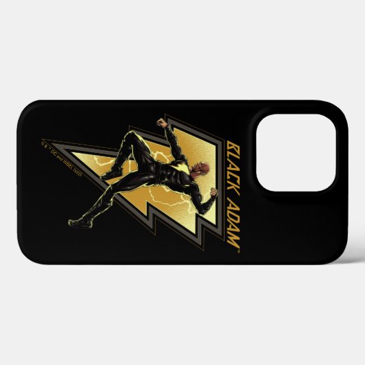 Illustratie zwart Adam Lightning Bolt-teken Case-Mate iPhone Case (Achterkant (horizontaal))