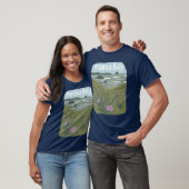 Illustratiebalk Morro Bay Central California T-shirt (Unisex)