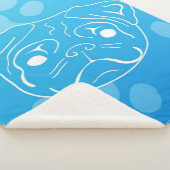 Illustratiebalk voor pug sherpa deken (3/4)