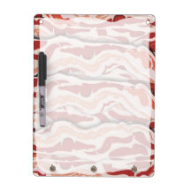Illustratief Bacon Pattern Design Fun Breakfast