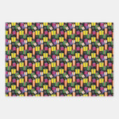 Illustratief Cadeaus Kerstmis Inpakpapier Vel (Voorkant 2)