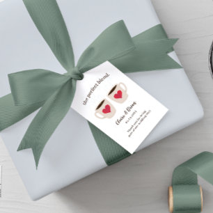 Illustratief Coffee Mugs Perfect Blend Cadeaulabel
