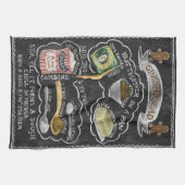 Illustratief ontbijtkoek theedoek (Horizontaal)