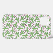 Illustratief patroon Cactus & Roze bloemen Case-Mate iPhone Case (Achterkant (horizontaal))