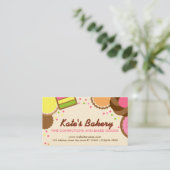 Illustratief Visitekaartje Bakkerij (Staand voorkant)