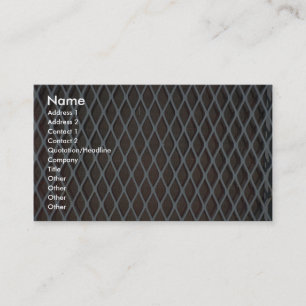 Illustratief wit metaalgrill visitekaartje