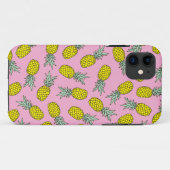Illustratiepatroon van de roze anananas van de zom Case-Mate iPhone case (Achterkant (horizontaal))