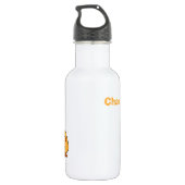 Illustraties aangepaste naam waterfles (Achterkant)