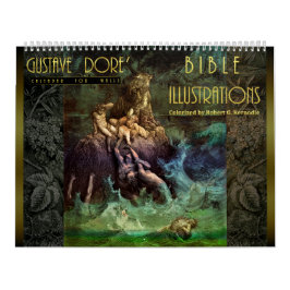 Illustraties in de wand-kalender kalender