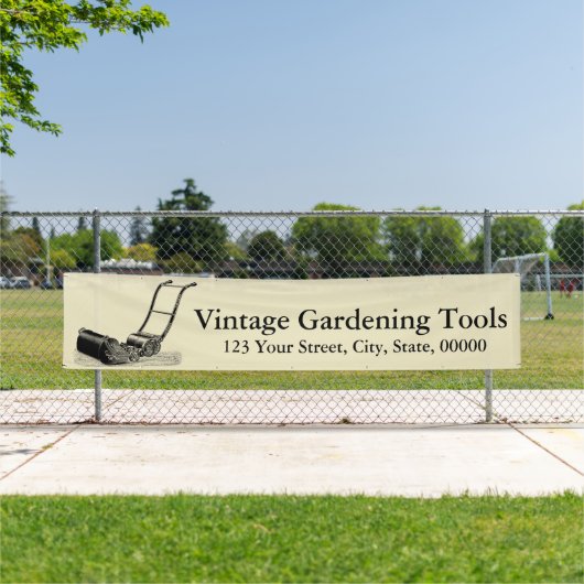  ILLUSTRATIES Lawn Mower Banner (Insitu)