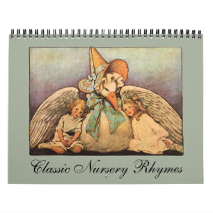 illustraties Moeder Goose Nursery Rhymes Kalender