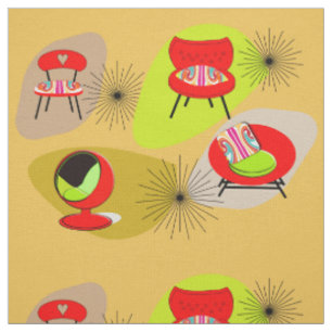 Illustraties van de functie van de moderne Retrost Stof