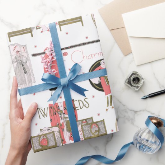  illustraties van de Mode Cadeaupapier (Geschenken)