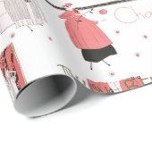  illustraties van de Mode Cadeaupapier (Rol Hoek)